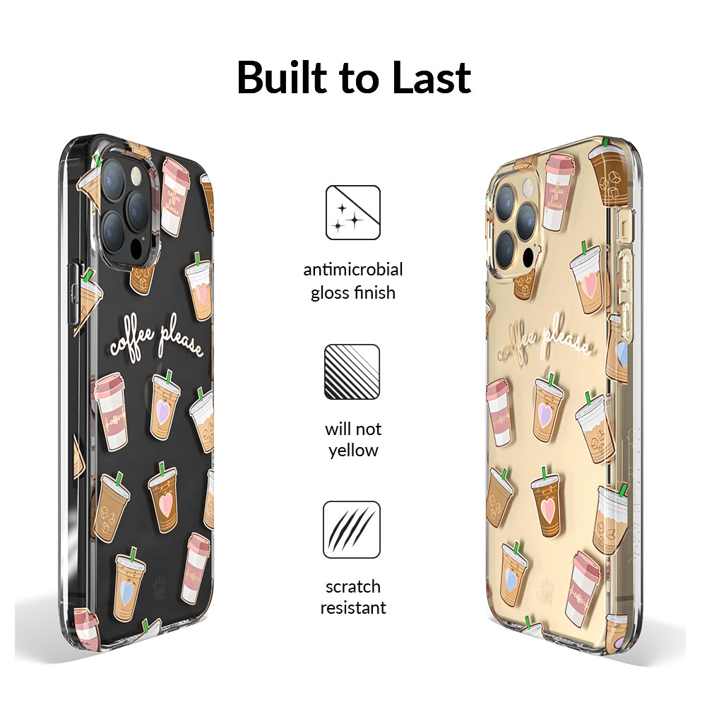 Coffee First iPhone Case
