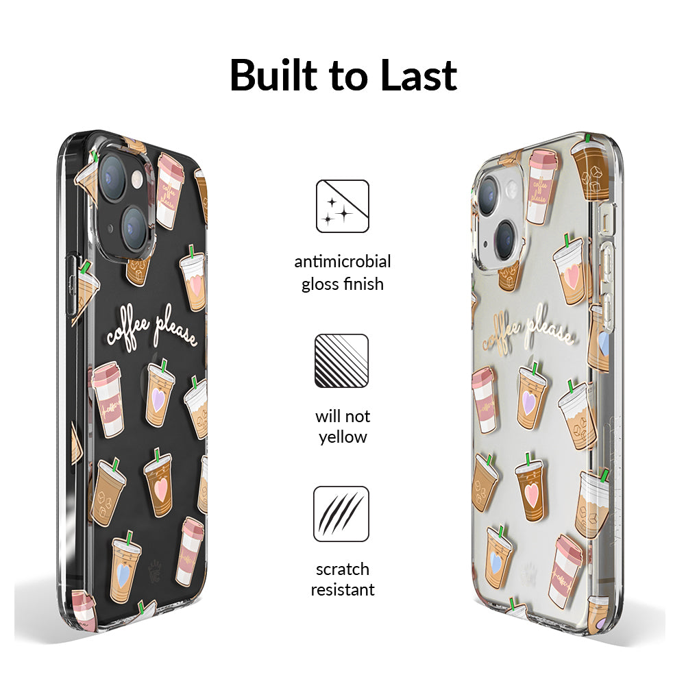 Coffee First iPhone Case