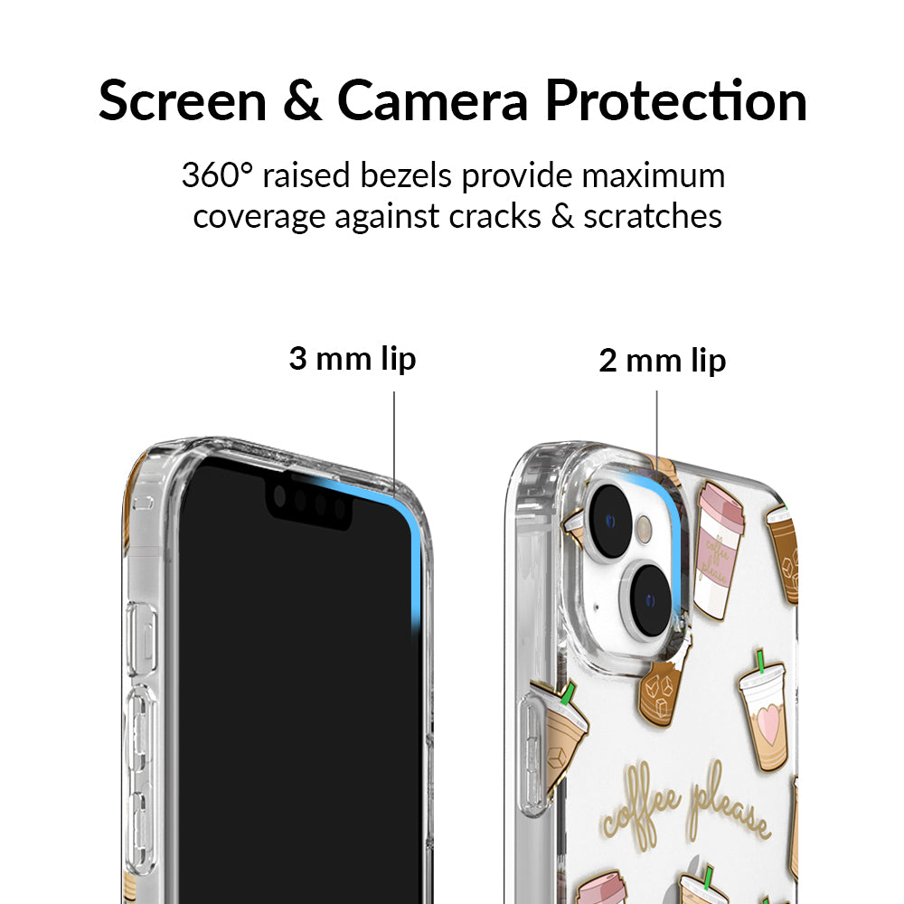 Coffee First iPhone Case