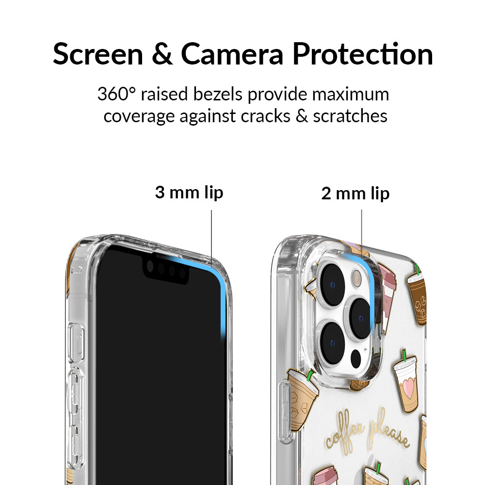 Coffee First iPhone Case