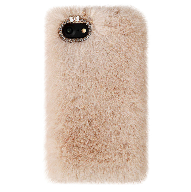 Beige Faux Fur iPhone Case