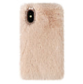 Beige Faux Fur iPhone Case