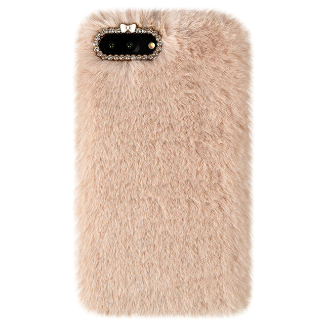 Beige Faux Fur iPhone Case