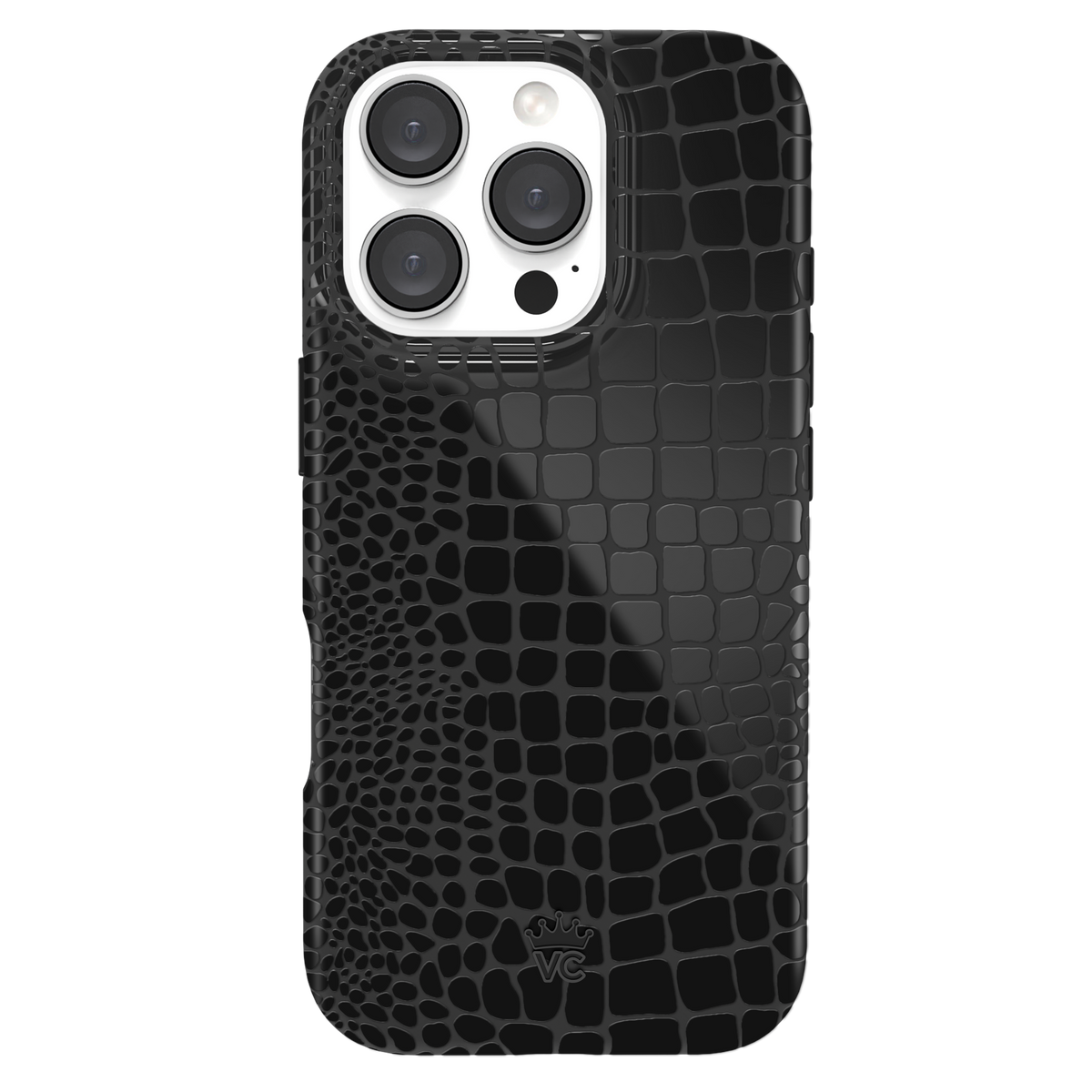Black Croc iPhone Case