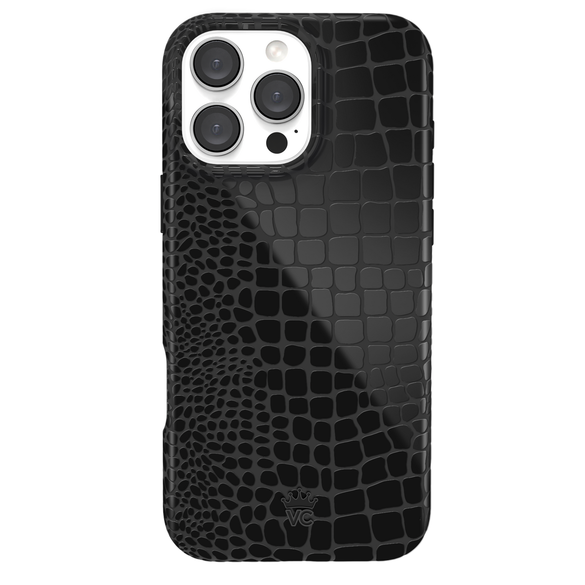 Black Croc iPhone Case