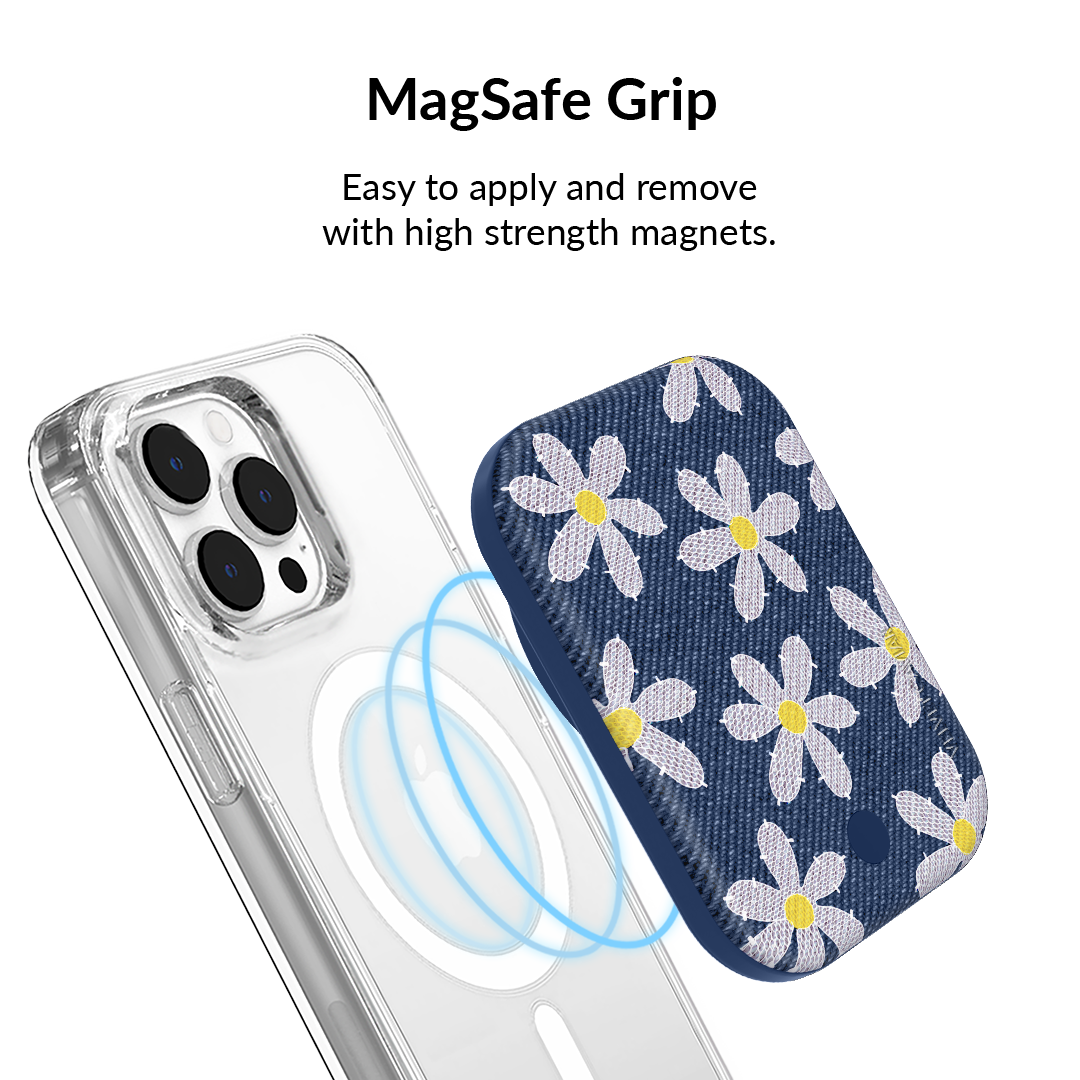Denim Daisy Portable MagSafe Charger Power Pack