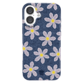 Denim Daisy iPhone Case
