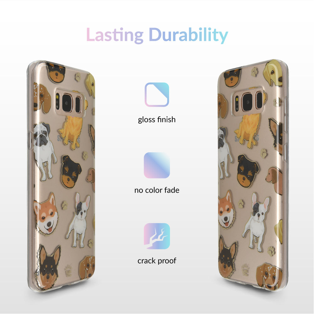 Dog Clear Samsung Galaxy Case