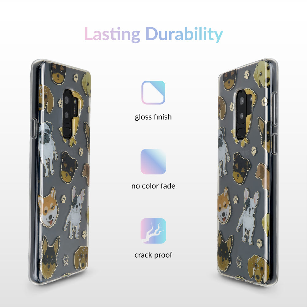 Dog Clear Samsung Galaxy Case