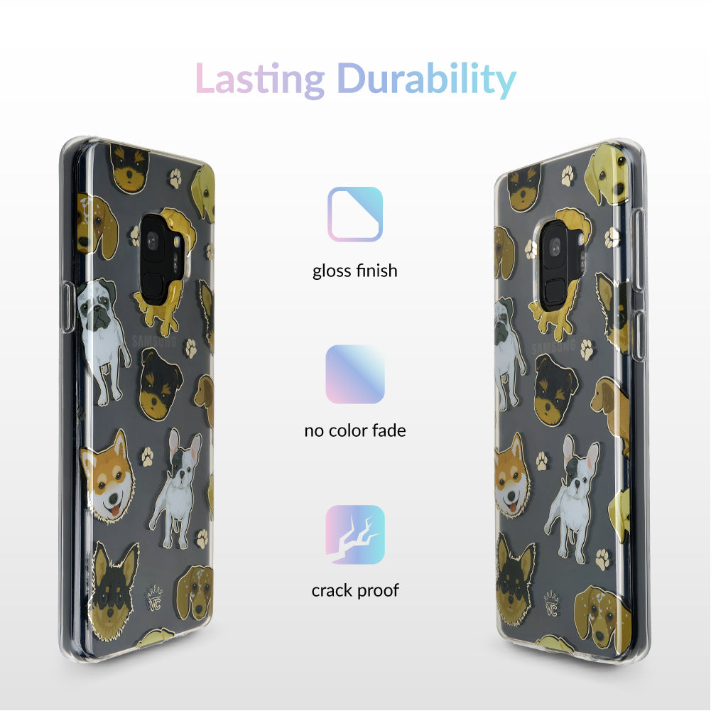 Dog Clear Samsung Galaxy Case