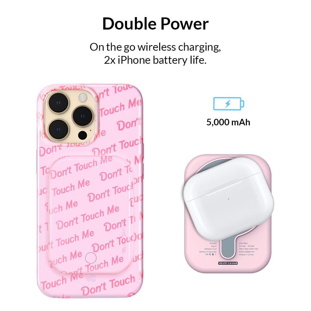 Don't Touch Me Portable MagSafe Charger Power Pack