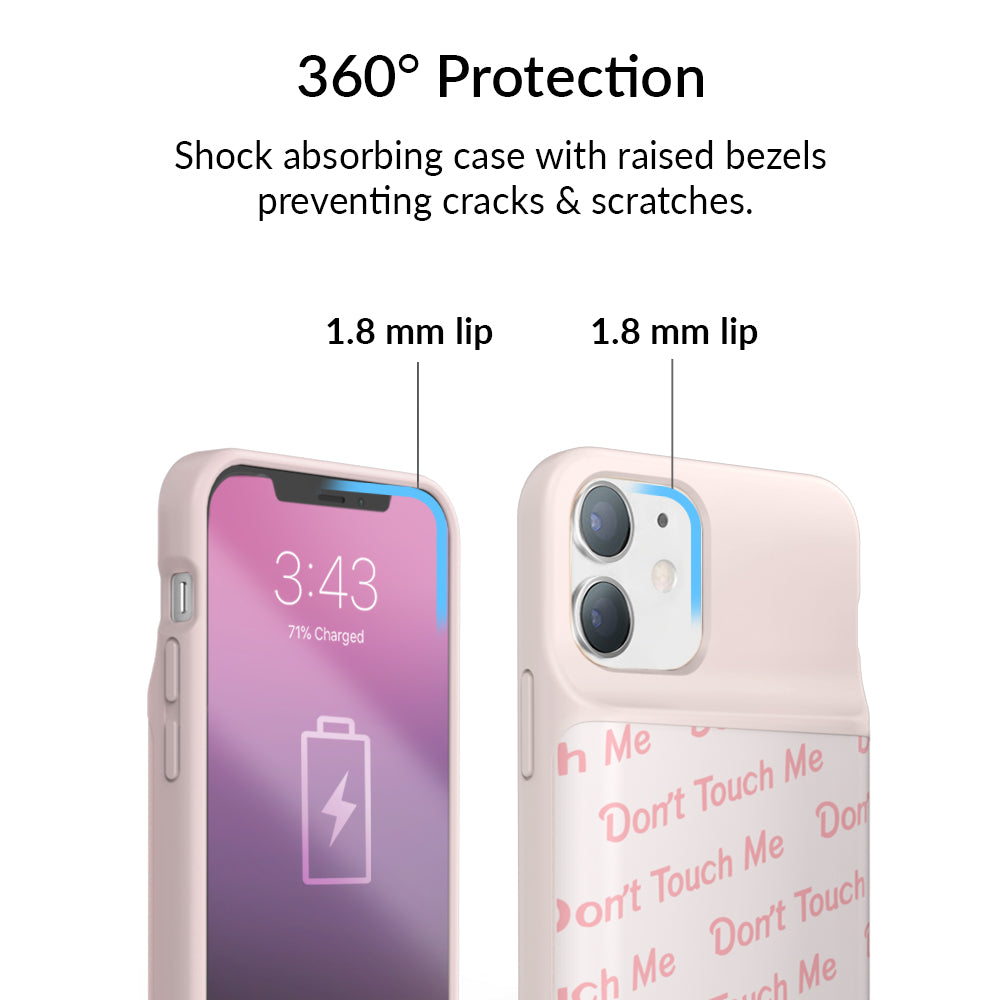 Don't Touch Me iPhone Charging Case