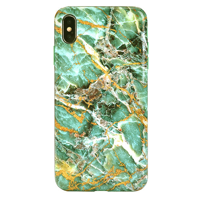 Green Emerald Marble iPhone Case