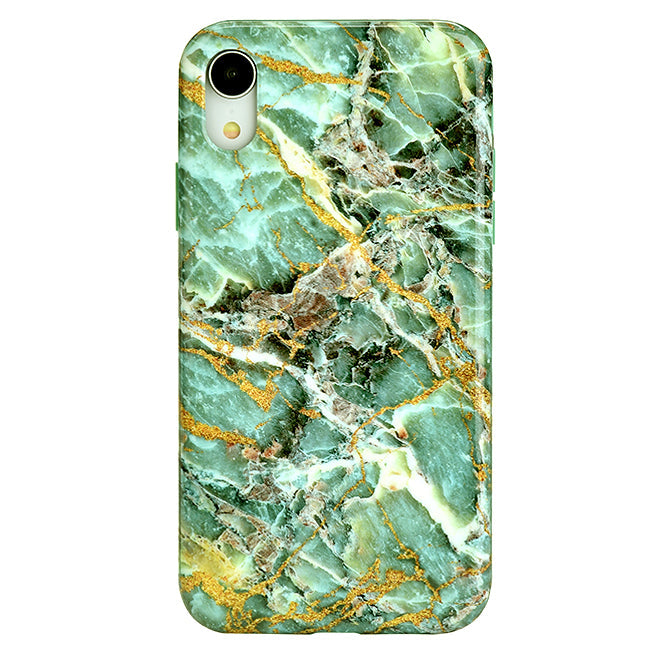 Green Emerald Marble iPhone Case