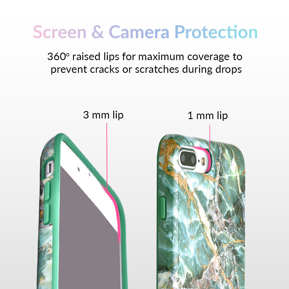 Green Emerald Marble iPhone Case