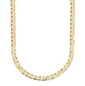 Mask Chain Necklace - 12mm Curb in Gold