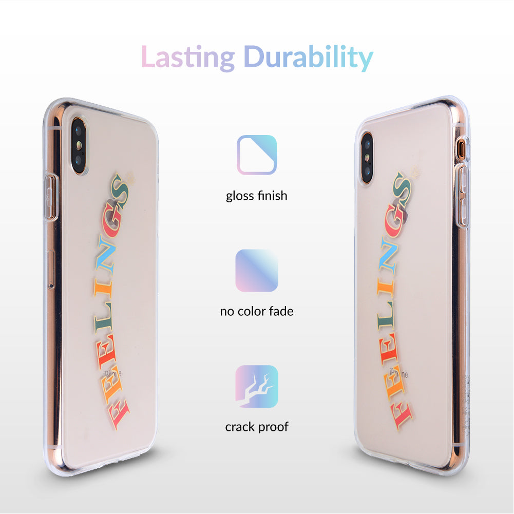 Feelings Clear iPhone Case