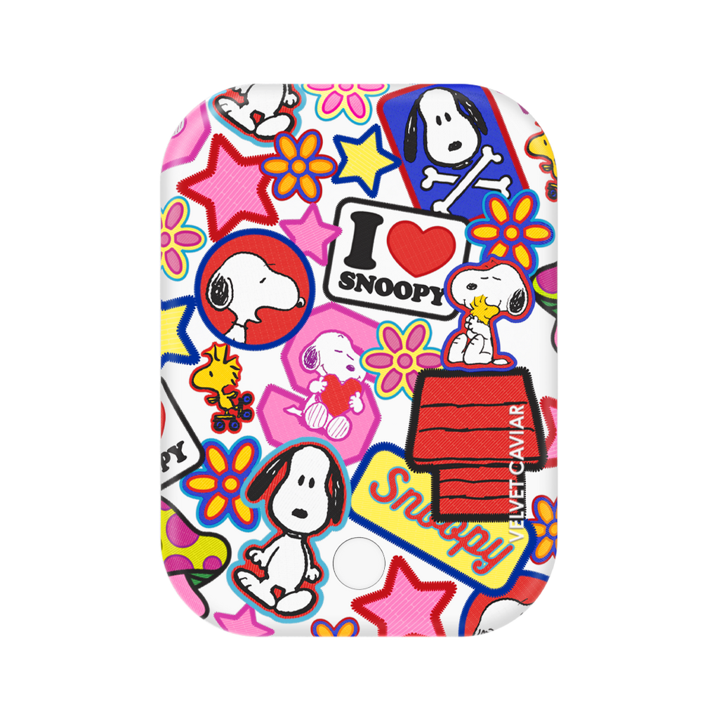 Snoopy Patchwork Portable MagSafe Charger Power Pack
