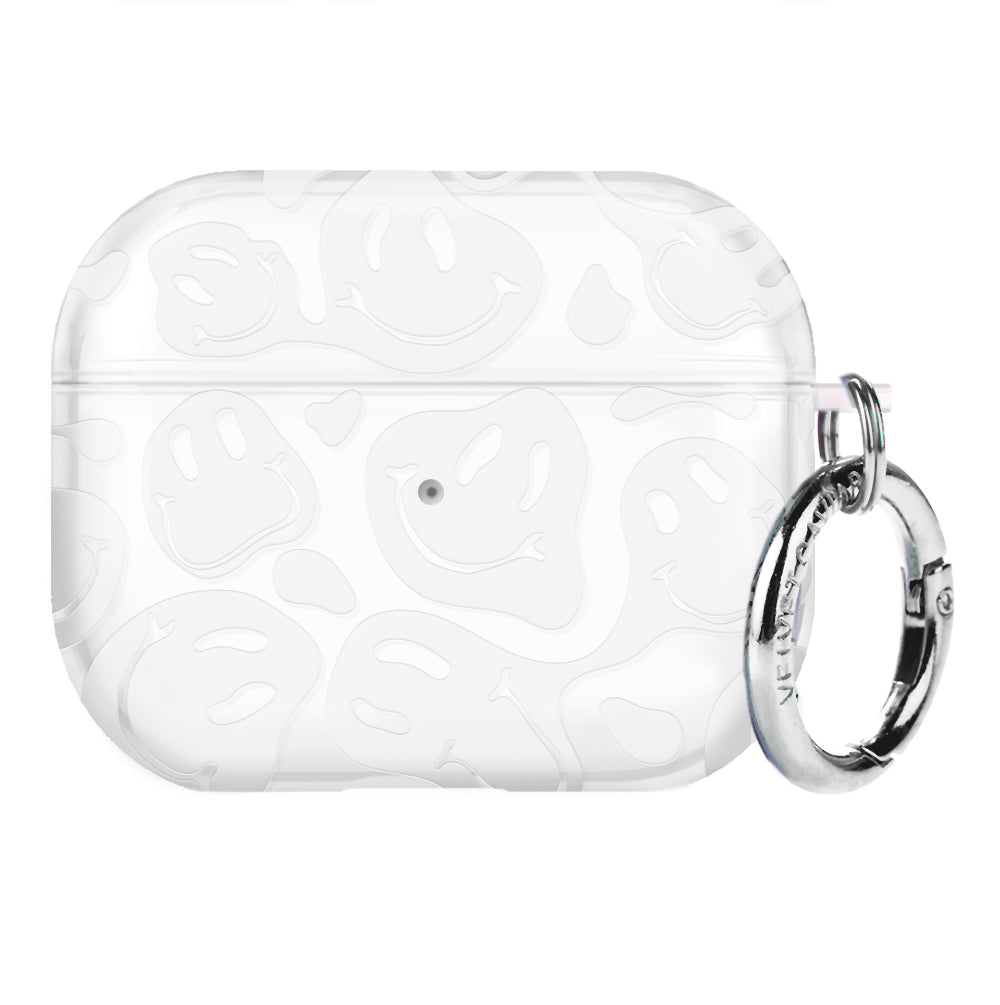 Clear Frosted Smiley AirPod Case