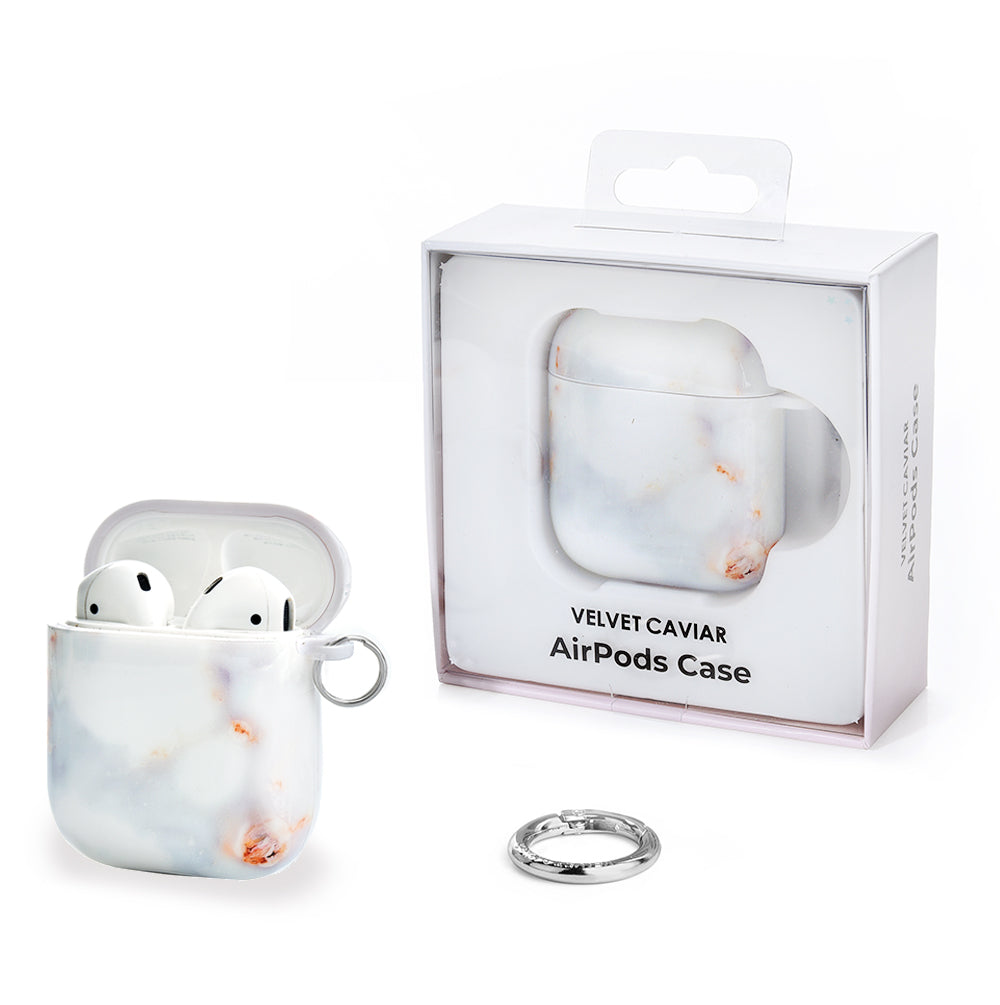 Grey Clouds Marble AirPods Case