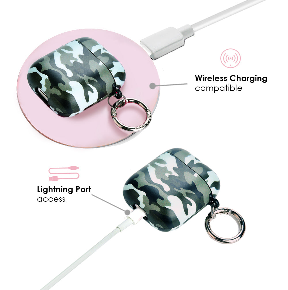 Green Camo AirPods Case