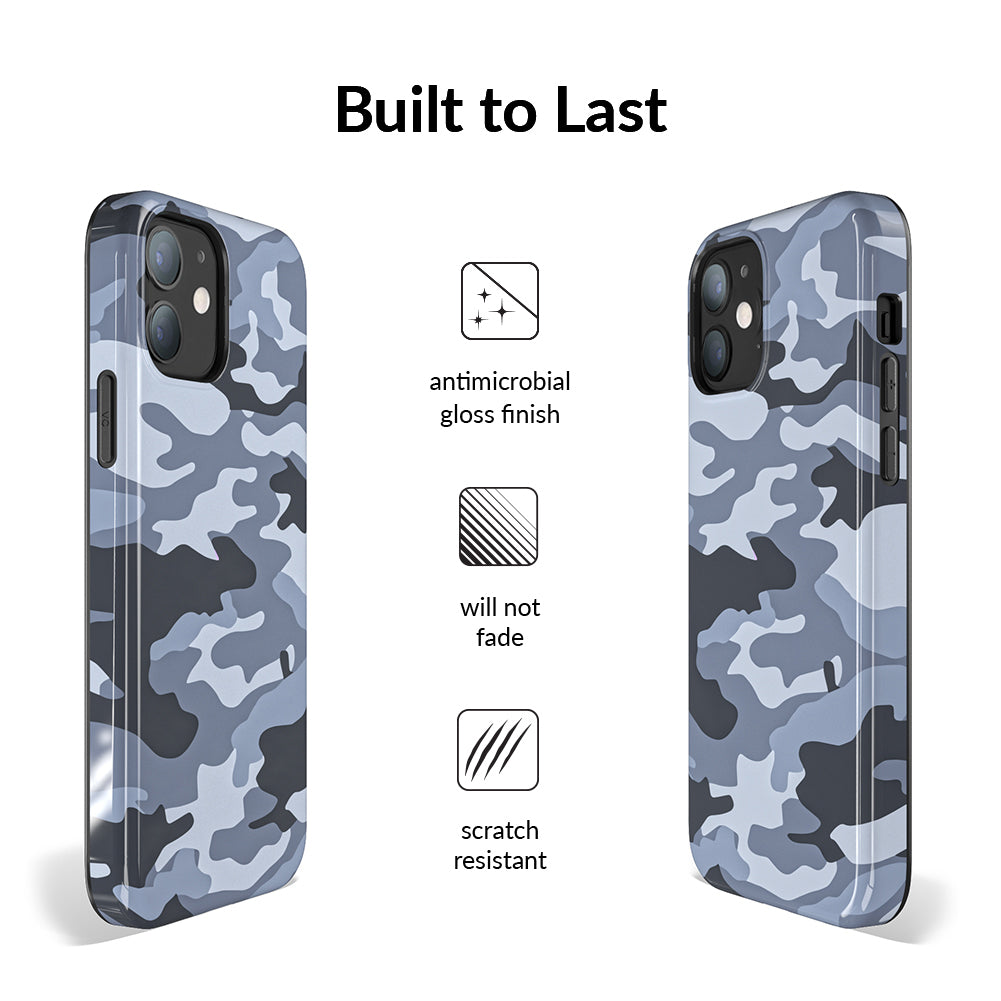 Gray Camo iPhone Case