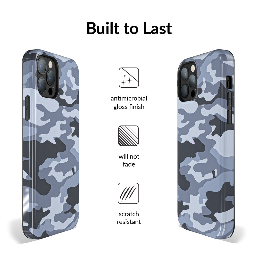 Gray Camo iPhone Case