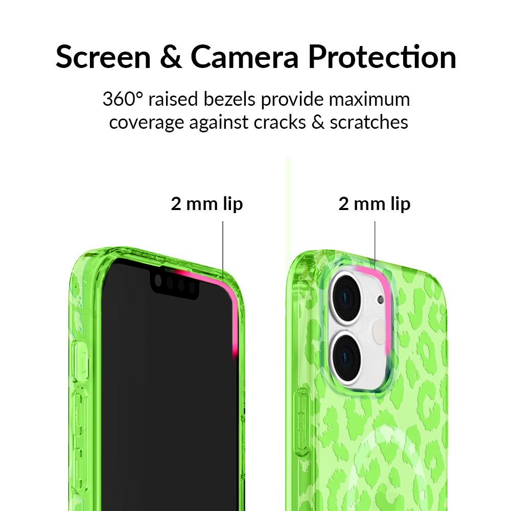 Key Lime Leopard iPhone Case