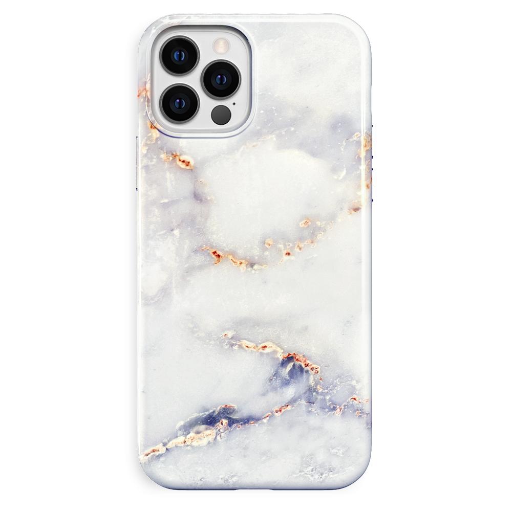Gray Clouds Marble iPhone Case