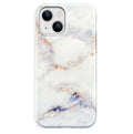 Gray Clouds Marble iPhone Case