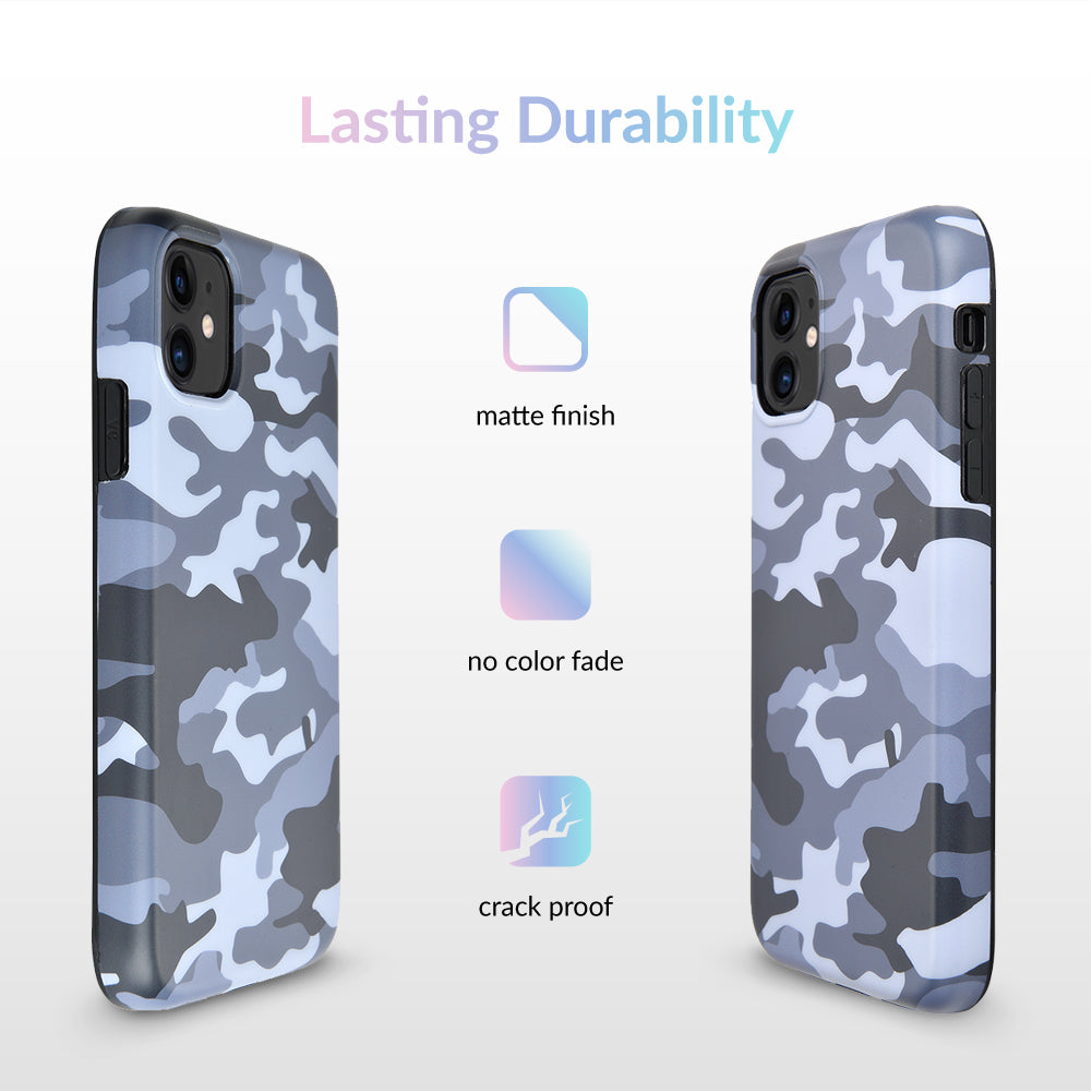 Gray Camo iPhone Case