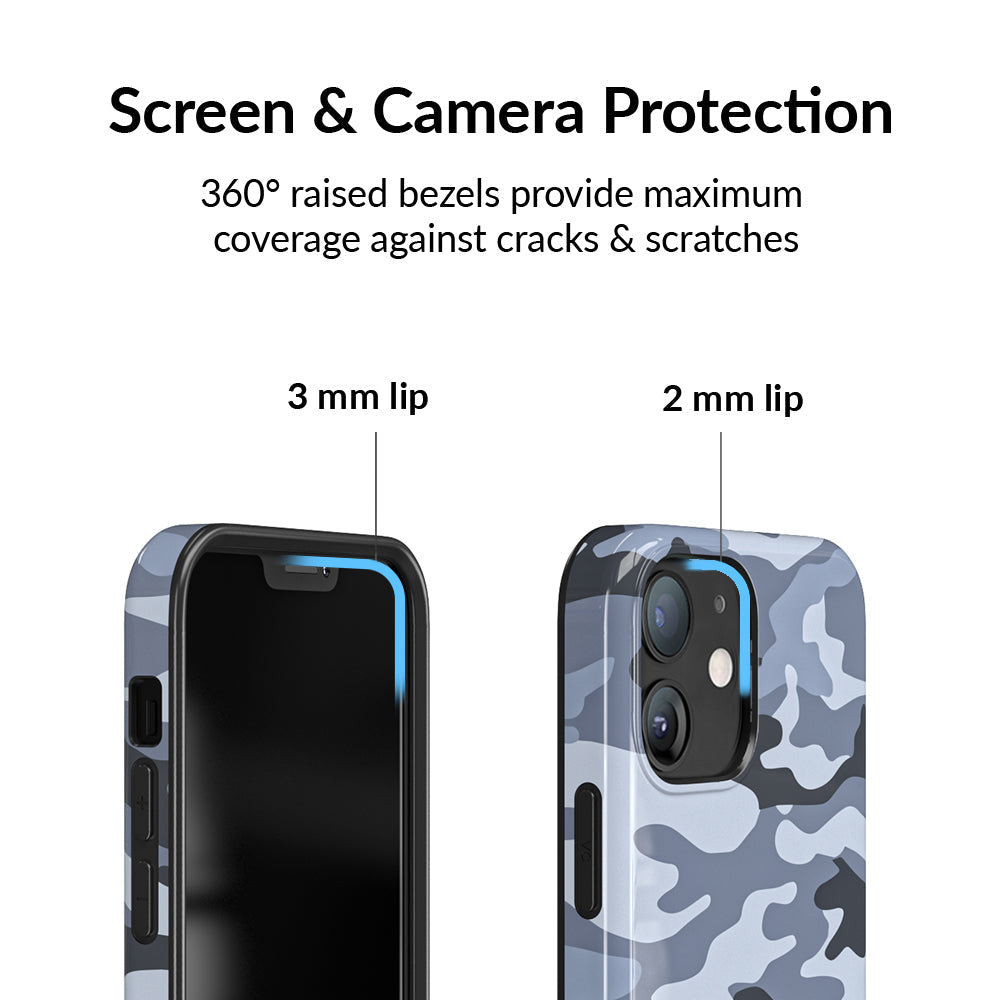 Gray Camo iPhone Case