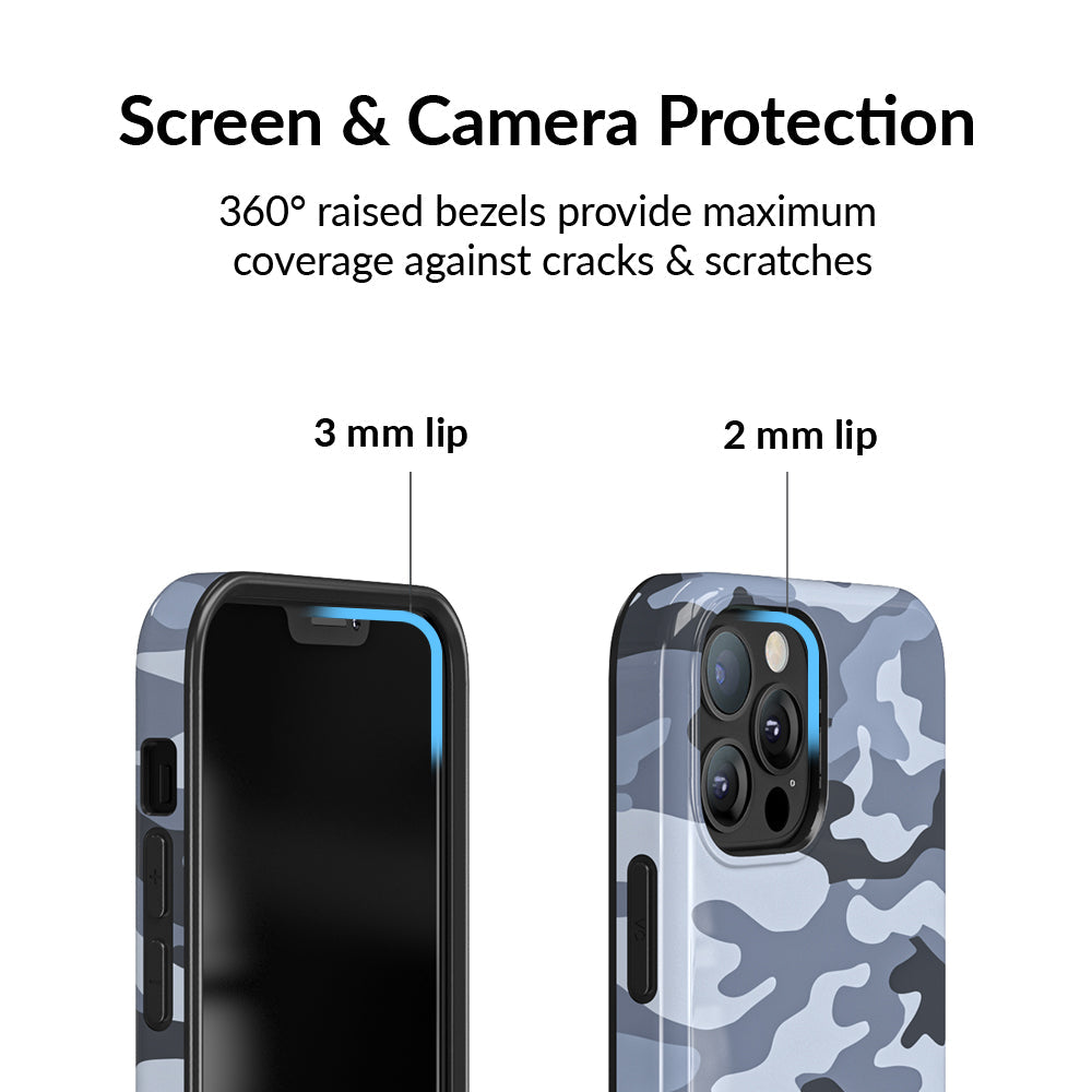 Gray Camo iPhone Case
