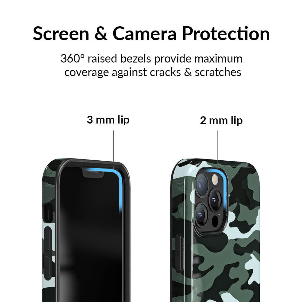 Green Camo iPhone Case