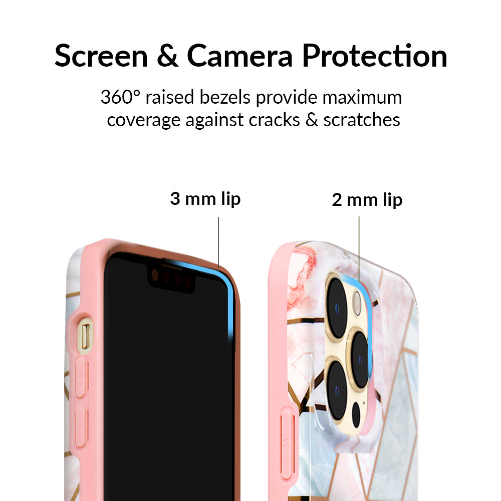 Geometric Marble iPhone Case