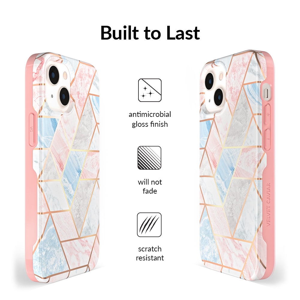 Geometric Marble iPhone Case