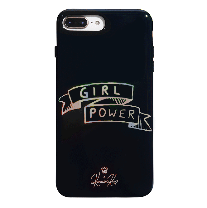 Girl Power iPhone Case by Kendall Vertes
