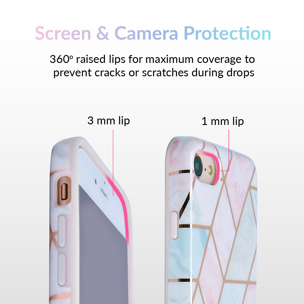 Geometric Marble iPhone Case
