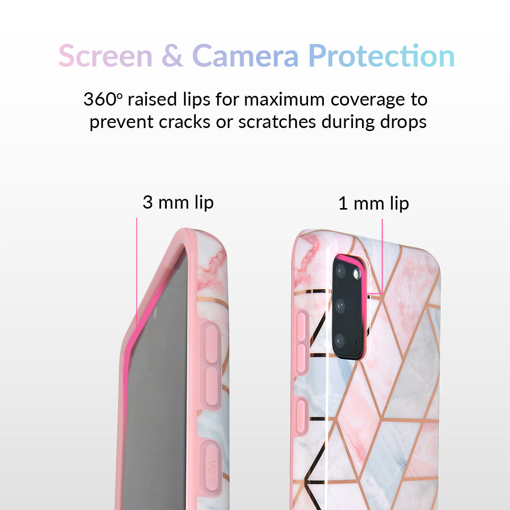 Geometric Marble Samsung Case