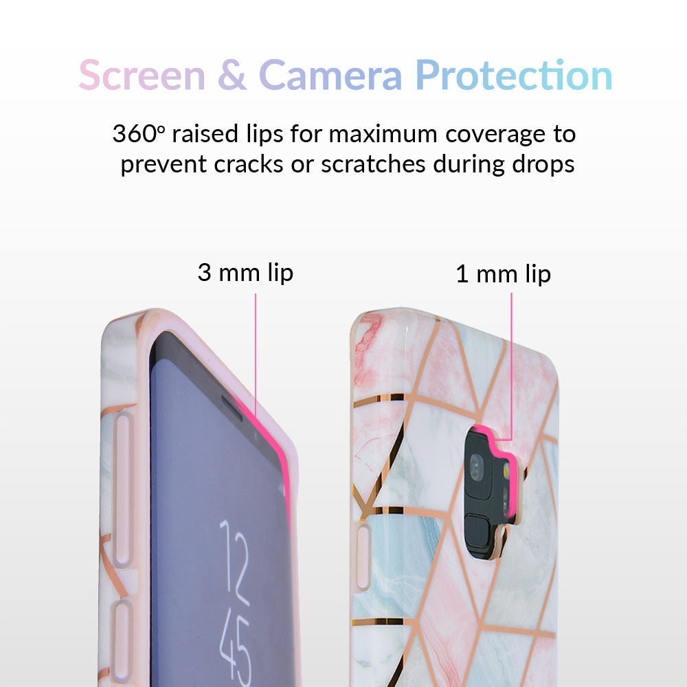 Geometric Marble Samsung Case