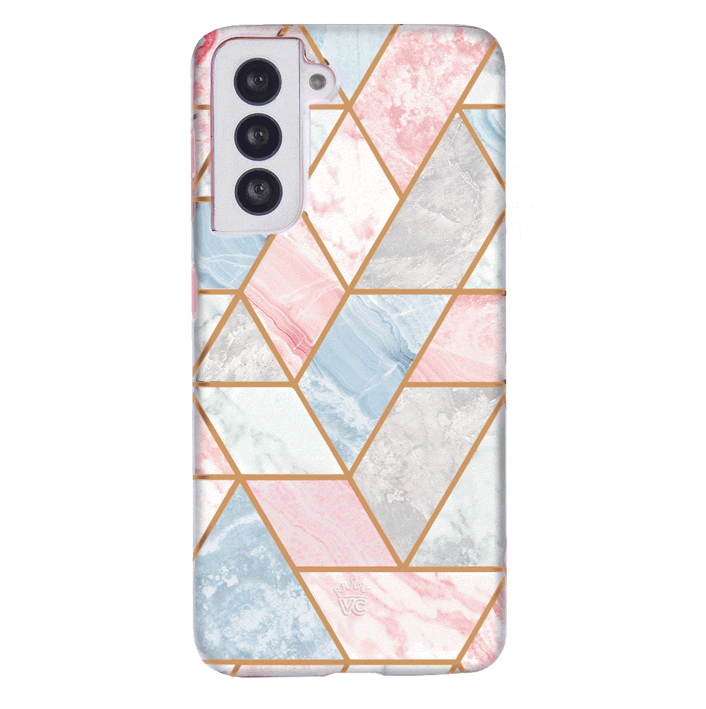 Geometric Marble Samsung Case