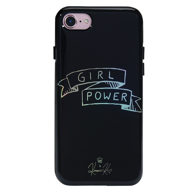 Girl Power iPhone Case by Kendall Vertes