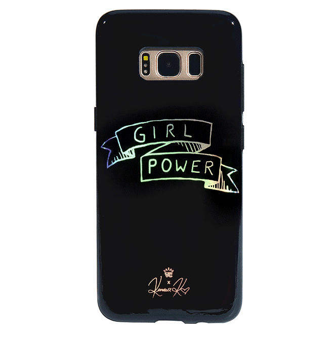 Girl Power iPhone Case by Kendall Vertes