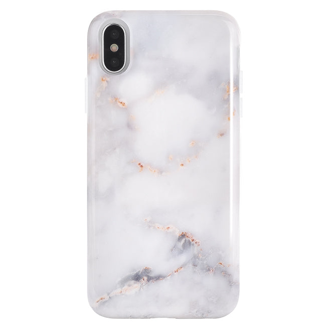 Gray Clouds Marble iPhone Case
