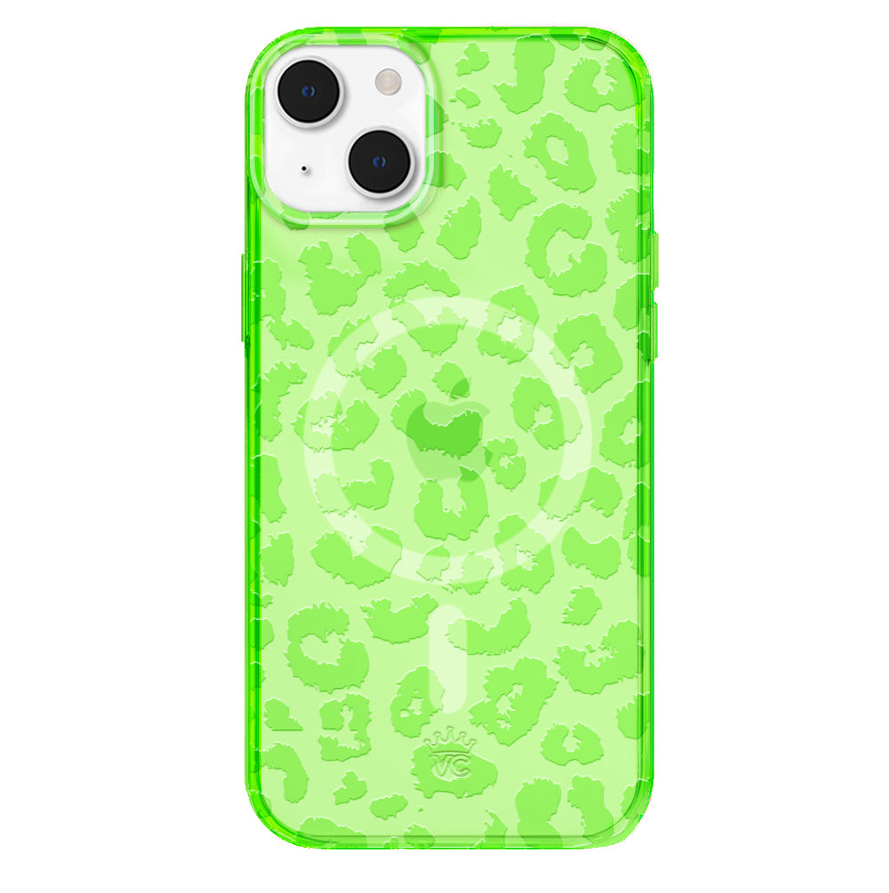 Key Lime Leopard iPhone Case