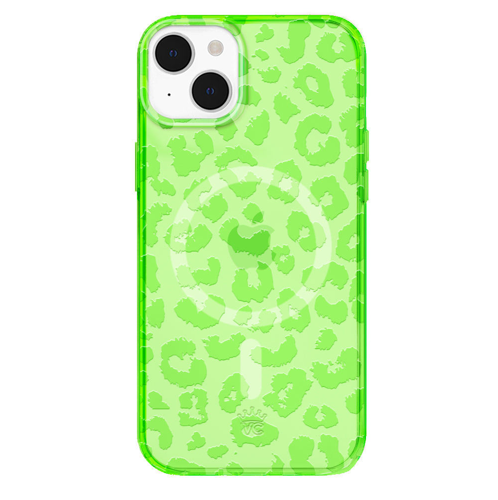 Key Lime Leopard iPhone Case