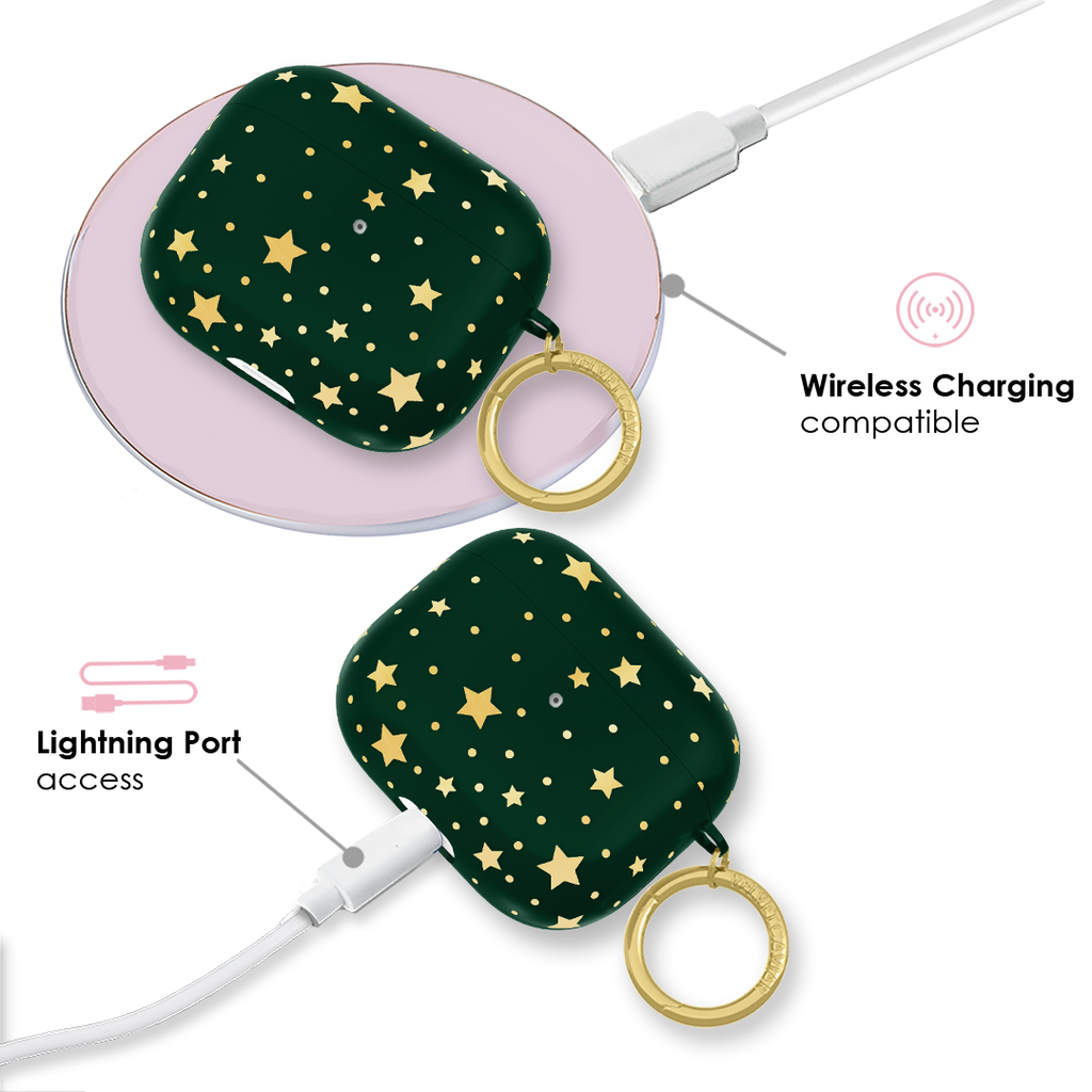 Evergreen Stars AirPod Case