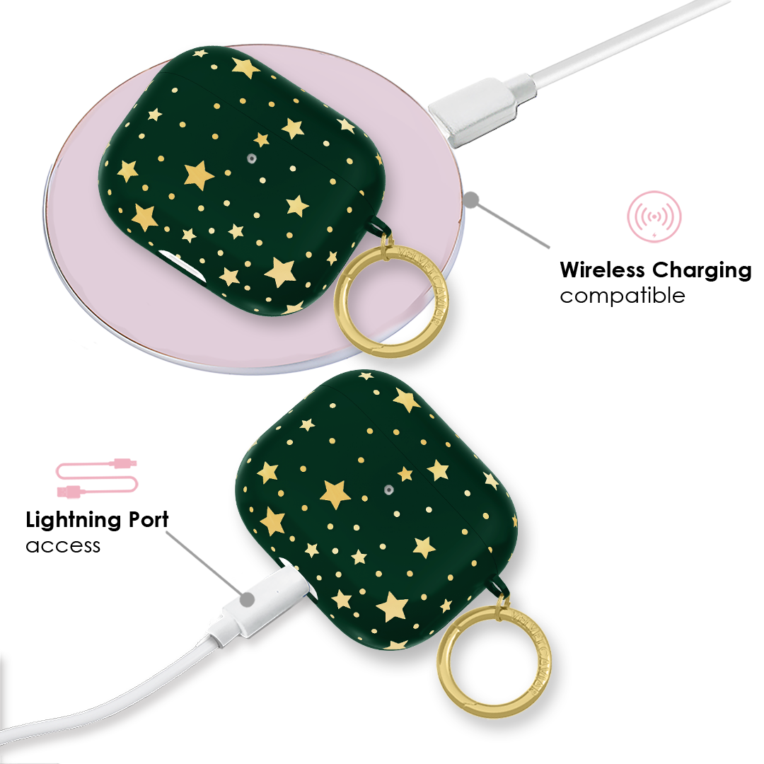 Evergreen Stars AirPod Case