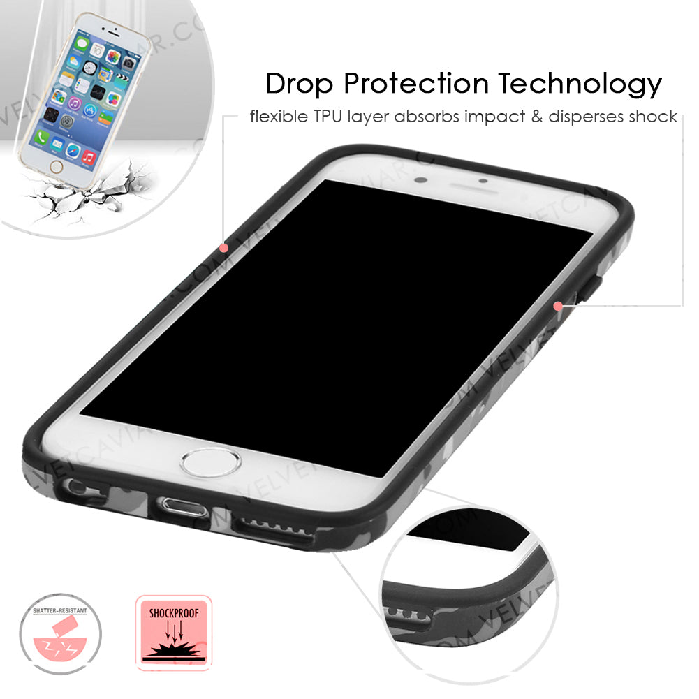 Gray Camo iPhone Case