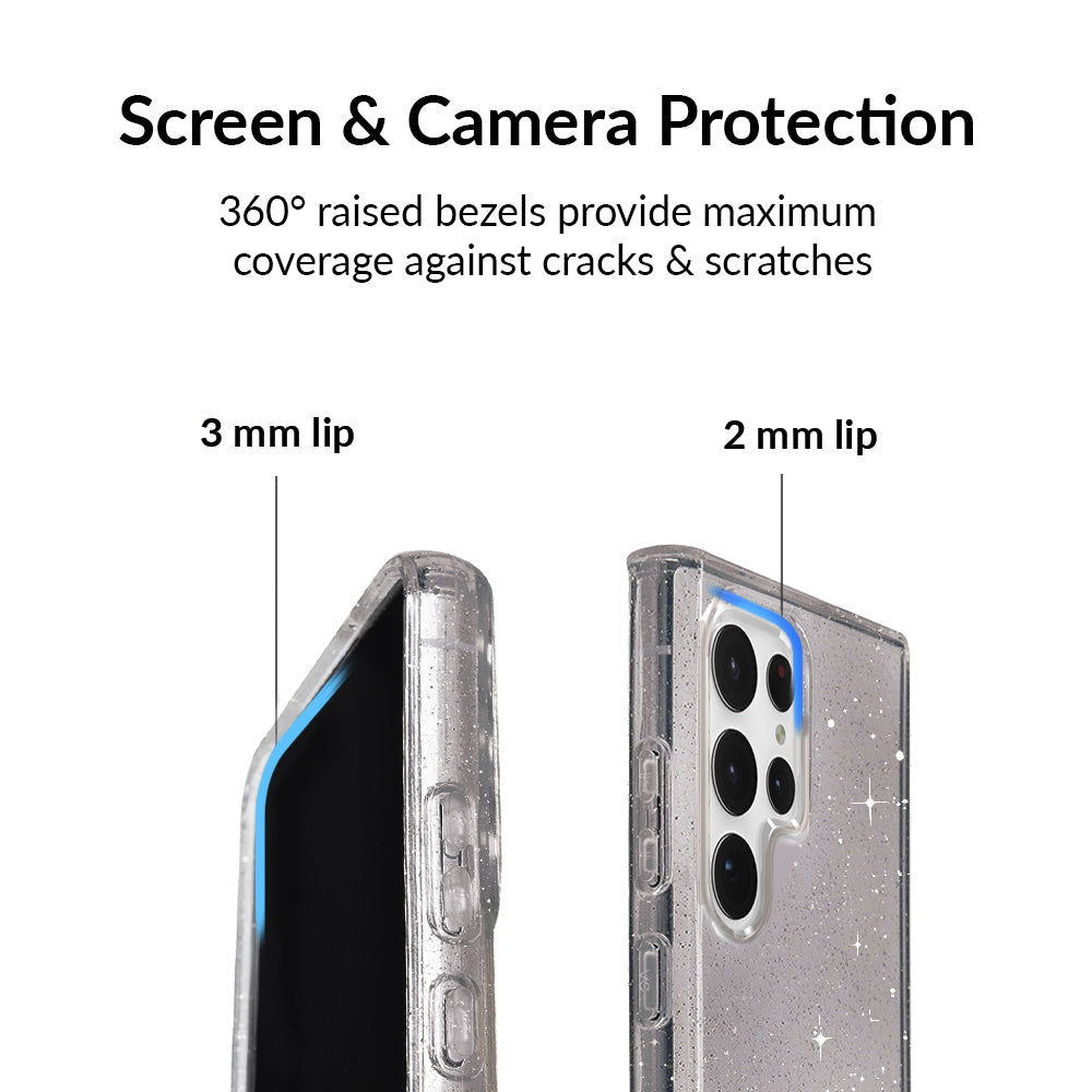 Grey Stardust Samsung Case